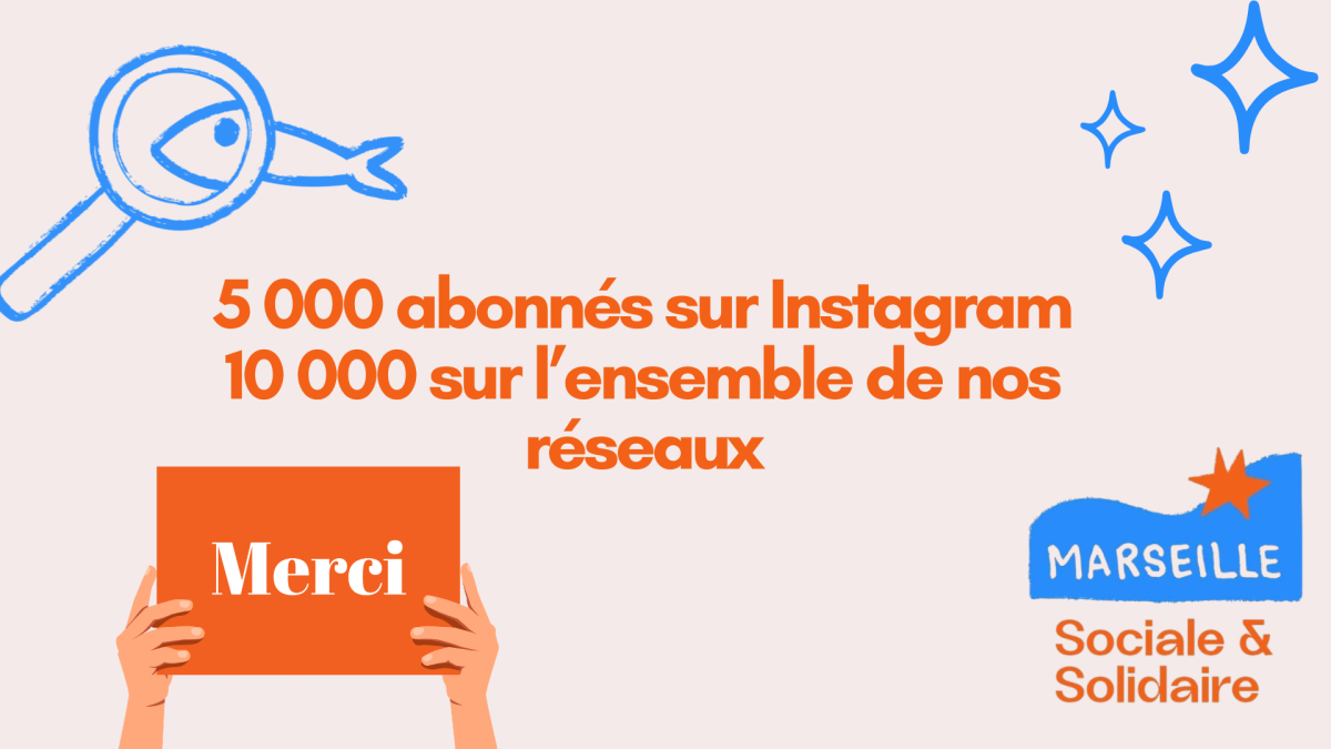 Marseille Sociale et Solidaire a désormais 10 000 abonnés